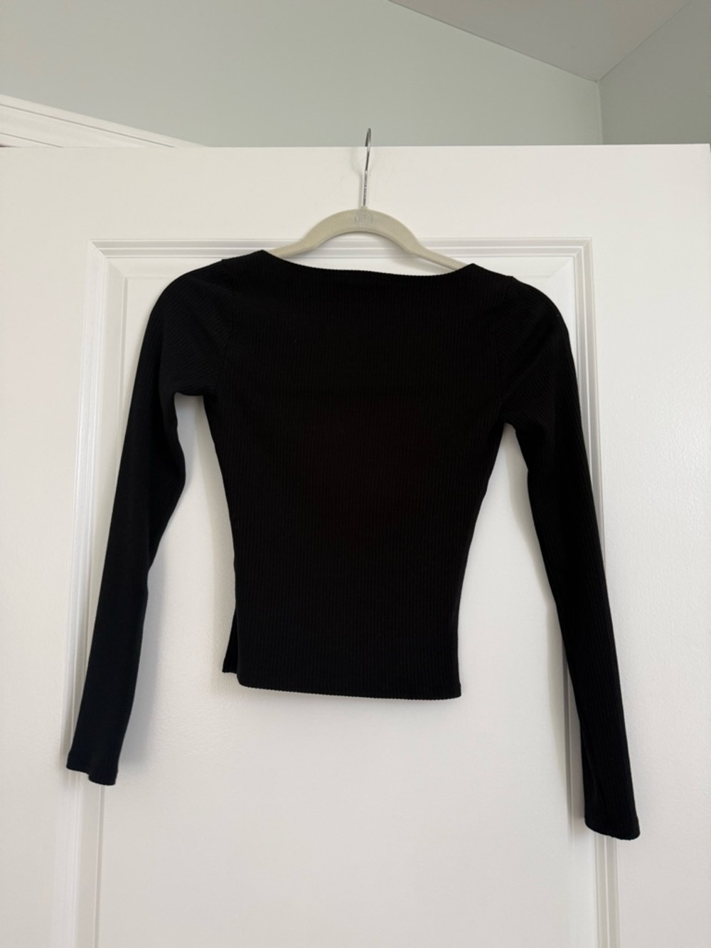 Reformation Virgil Knit Top XS Black - Picture 4 of 6